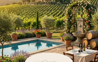 plateau pour tonneau de vin carpe diem