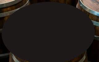 plateau pour tonneau de vin metal aluminium imprimé en couleur