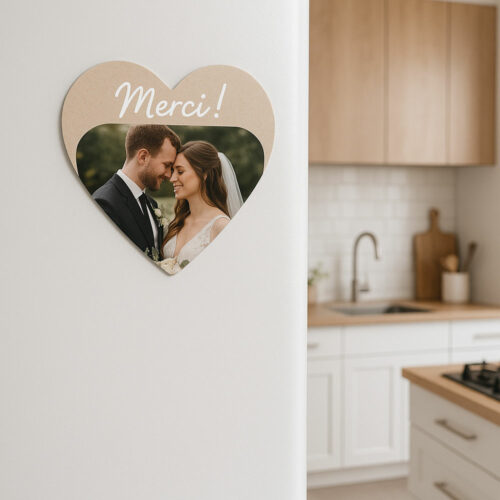 Magnet en forme de coeur pour mariage pas cher france livraison incluse
