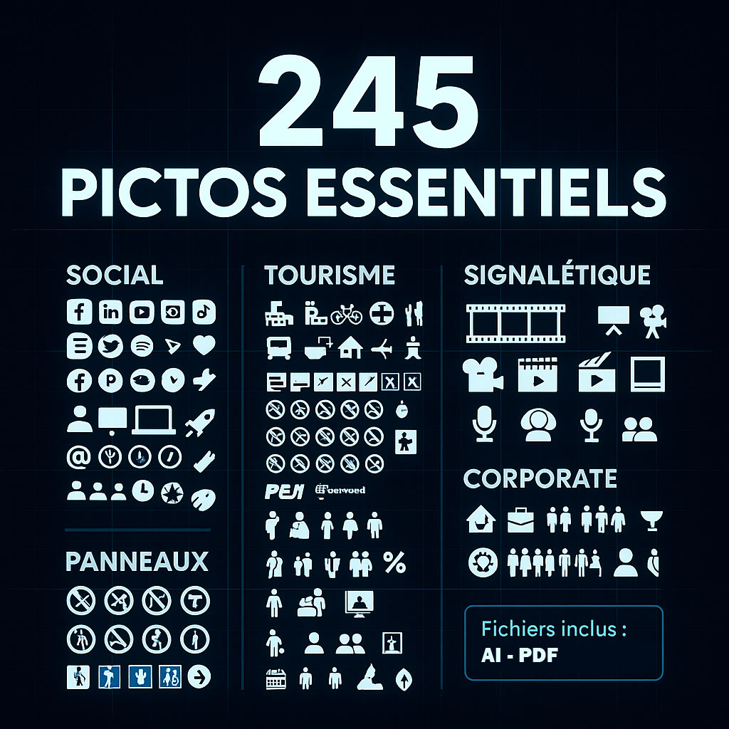 Pack de pictos pas cher pour démarrer