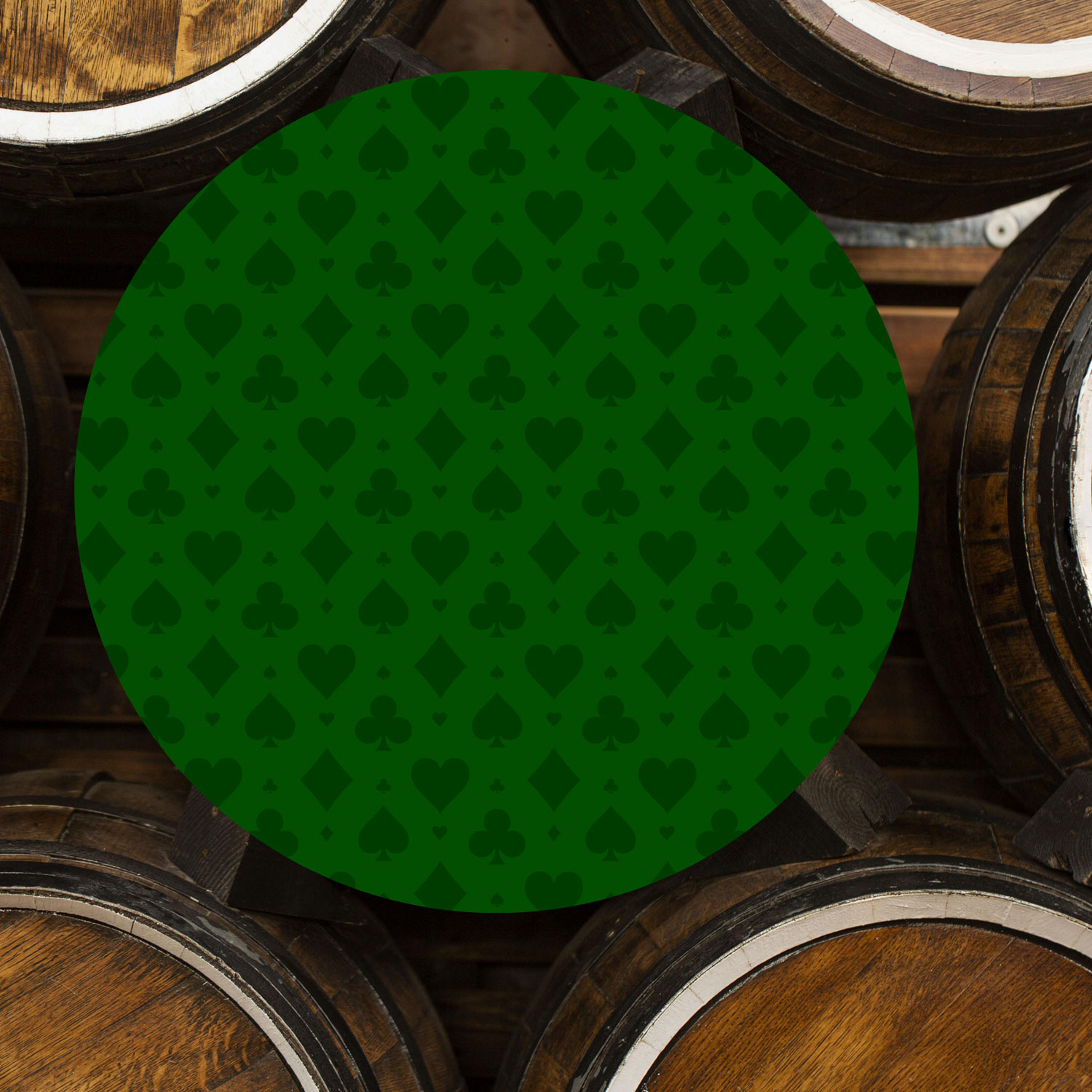 plateau de jeu de carte pour extérieur tapis vert