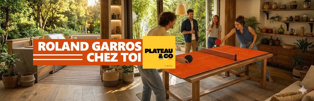 Roland Garros à la maison façon ping pong