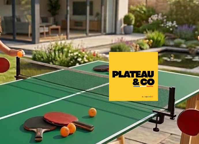table-de-ping-pong-pas-cher-pour-interieur-ou-exterieur-verte Table de ping pong d'appoint pour jouer partout
