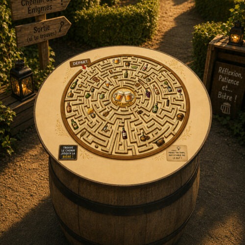 Plateau de jeu labyrinthe grand format
