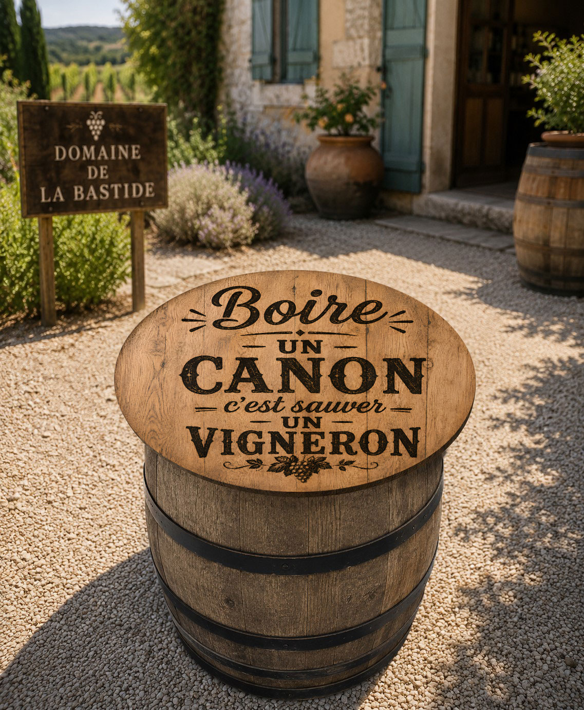 plateau-100—boire-un-canon-sauve-un-vigneron-pour-domaine-viticole plateau table mange debout boire un canon c'est sauvé un vigneron