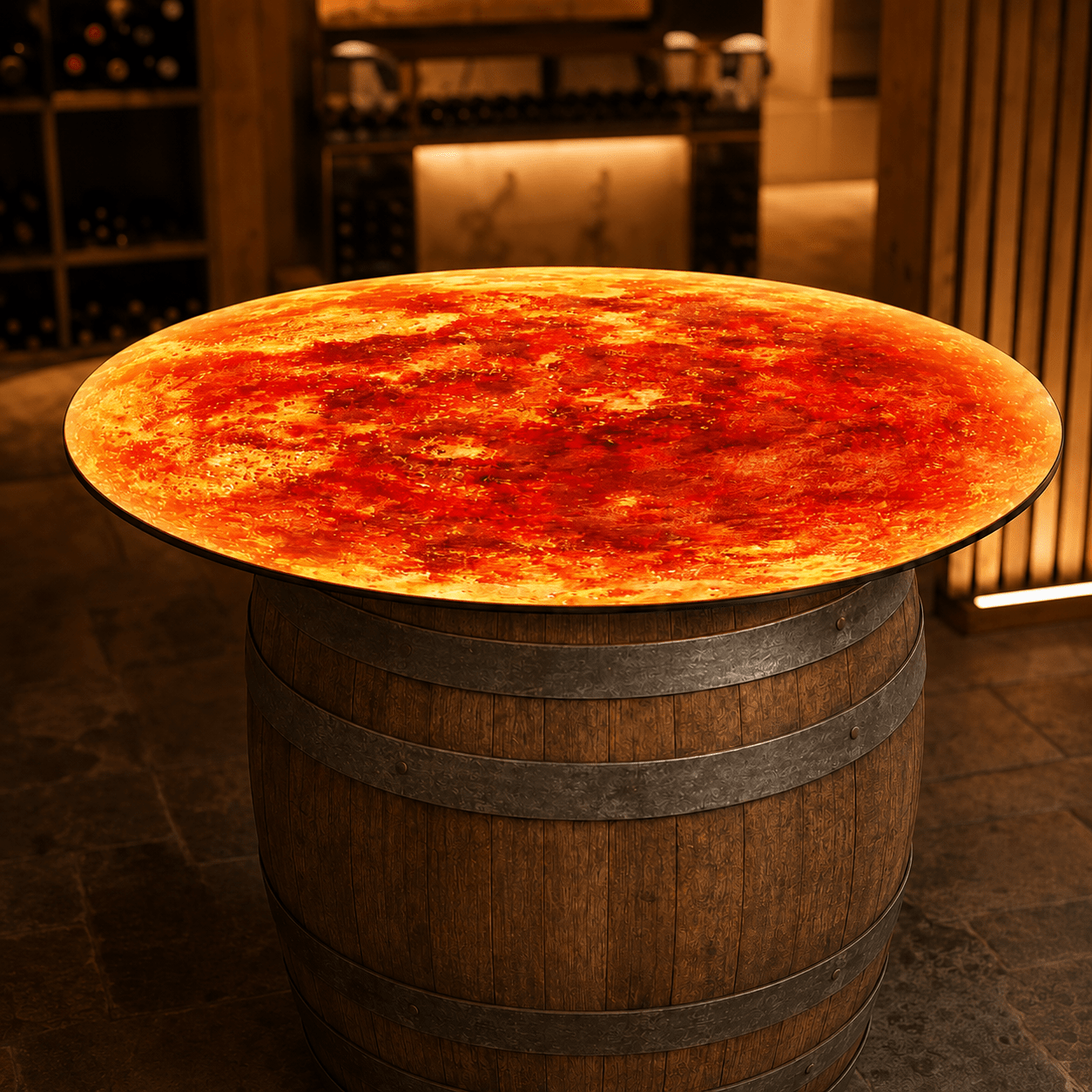 plateau soleil pour tonneau de vin plateau soleil pour tonneau de vin