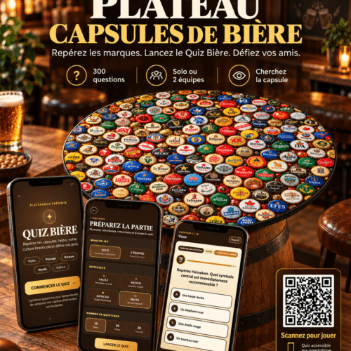 Plateau Capsules de bière
